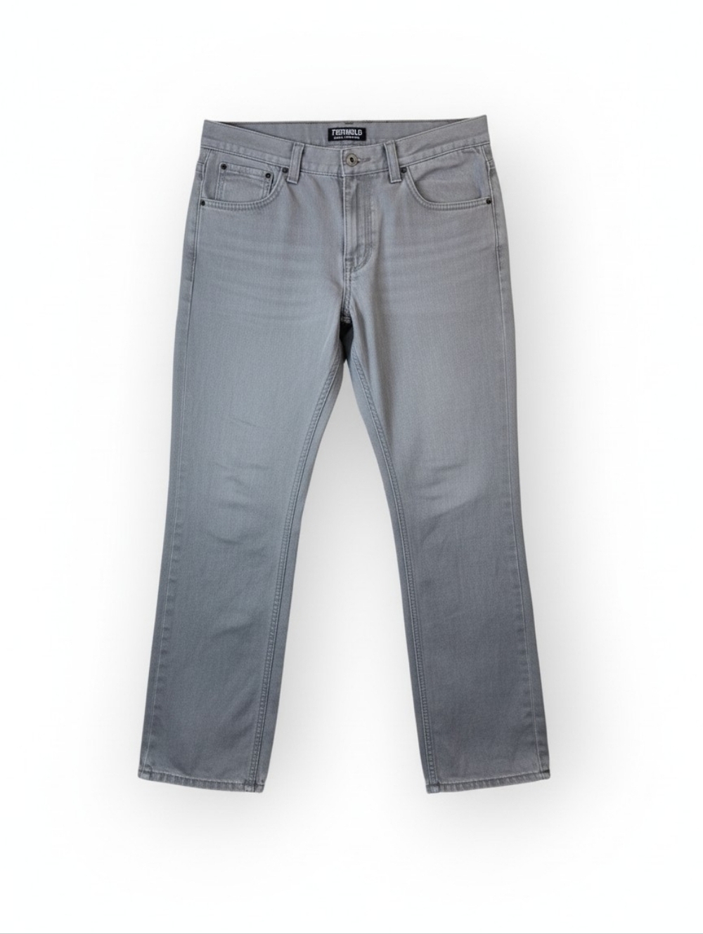 Free World Men’s Night Train Gray Regular Fit Chino Pants - Size 33